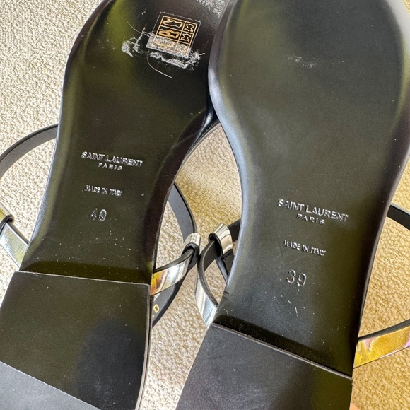 Saint Laurent Logo Sandals - Picture 4 of 4